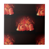 Flaming Love Tile tiles