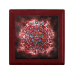 Flaming Mayan Calender Trinket Boxes
