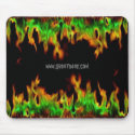 Flaming Mouse Pad mousepads