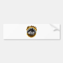 Flaming NWCo products Bumper Sticker