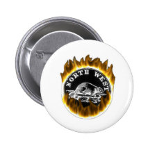 Flaming NWCo products Buttons