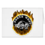 Flaming NWCo products Greeting Cards