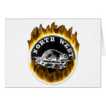 Flaming NWCo products Greeting Cards