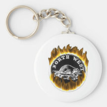 Flaming NWCo products Key Chain