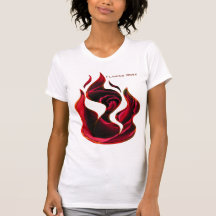 Flaming rose shirt