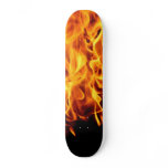 Flaming Skate Board Deck