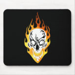Flaming Skull Tattoo Mousemats