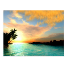 Flaming Sky Post Card