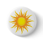 Flaming sun buttons