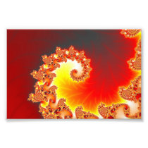 Flaming Tentacle - Fractal Art Art Photo