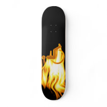 Flaming Wheelchair Man