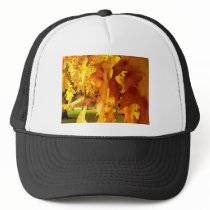 Flaming Yellow Mesh Hat
