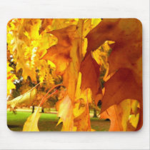 Flaming Yellow Mouse Pad