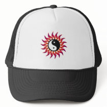 Flaming Yin Yang Sun Hats