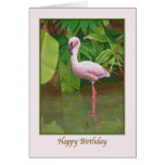 Flamingo Birthday Card