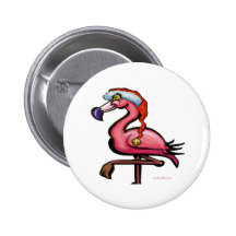 Flamingo Chrsitmas Pin