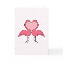 Flamingo Love Greeting Cards