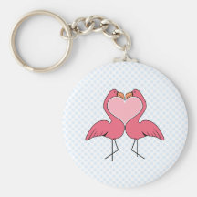 Flamingo Love Key Chains