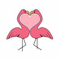 Flamingo Love Acrylic Cut Out