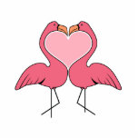 Flamingo Love photo sculptures