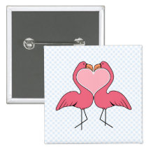 Flamingo Love Pins