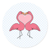 Flamingo Love Stickers