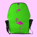 flamingo messenger bags
