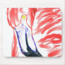 Flamingo Oil Painting Pink Flamingoe drawing Mouse Pad