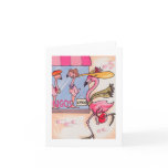 Flamingo Shopping Notecard