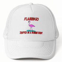 Flamingo trapped in a human body