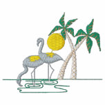 Flamingos Embroidered Shirt embroidered shirts
