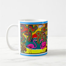 Flamingos In Paradise Coffee Mug