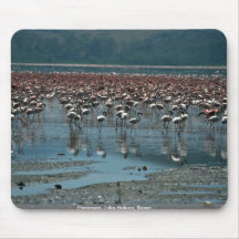 Flamingos, Lake Nakuru, Kenya Mouse Pads