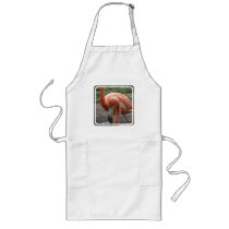 Flamingos Long Apron