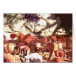 Flamingos - Now That's Pink! (Cartoon Cutout) Cards