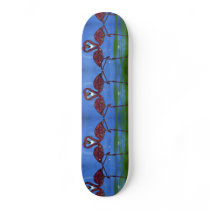 Flamingos Custom Skate Board