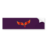Flammenaugen Blut Träne flaming eyes blood tear bumper stickers