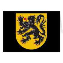 Flanders Coat Of Arms Greeting Cards