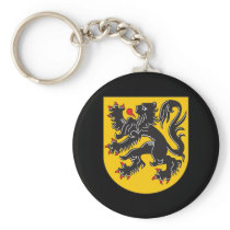 Flanders Coat Of Arms Key Chain