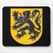 Flanders Coat Of Arms Mouse Pads