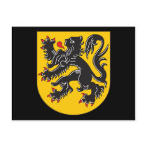 Flanders Coat Of Arms Postcard