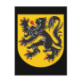 Flanders Coat Of Arms Postcard