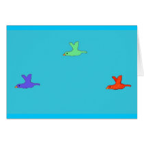 "Flap flap flap" card