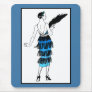 Flapper Dress With Fringe Mouse Pad