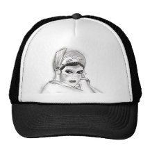 Flapper Girl Mesh Hat