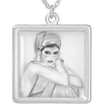 Flapper Girl Pendant