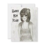 Flapper Girl New Year Invites