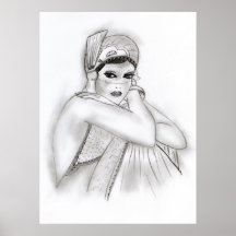 Flapper Girl Poster
