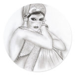 Flapper Girl stickers