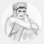 Flapper Girl Sticker